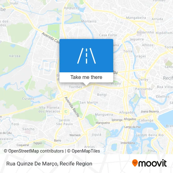 Rua Quinze De Março map