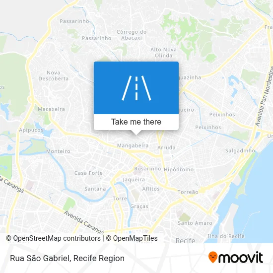 Rua São Gabriel map