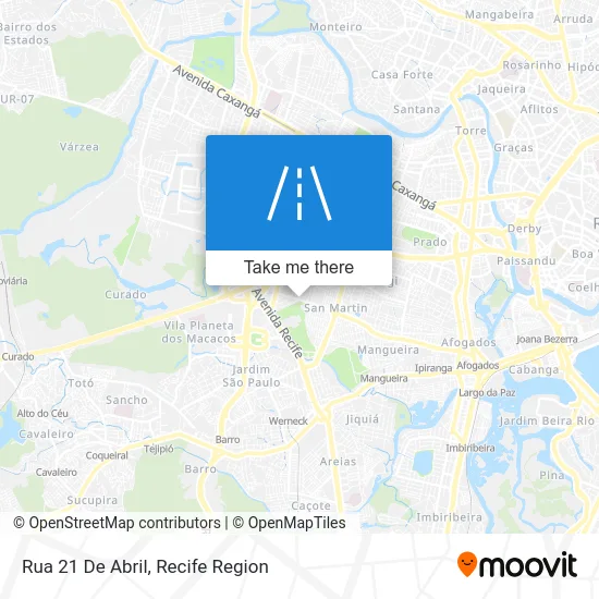 Rua 21 De Abril map