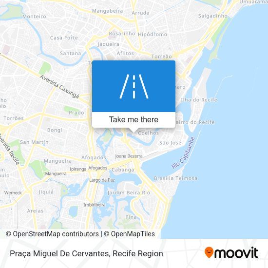 Praça Miguel De Cervantes map