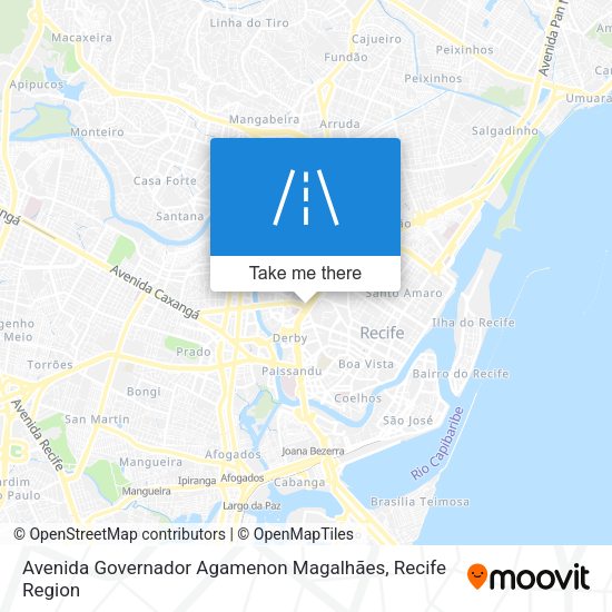 Avenida Governador Agamenon Magalhães map
