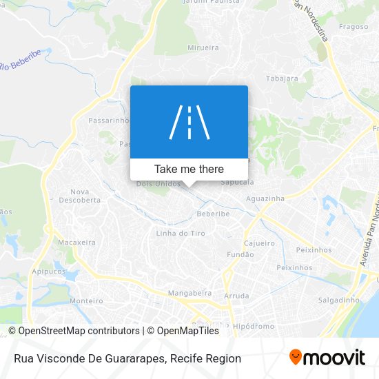 Rua Visconde De Guararapes map