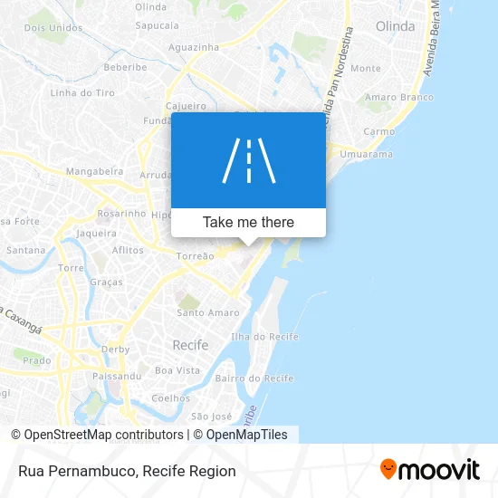 Rua Pernambuco map