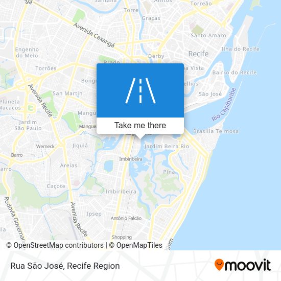 Rua São José map