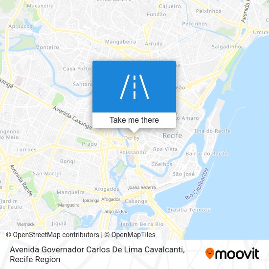 Avenida Governador Carlos De Lima Cavalcanti map