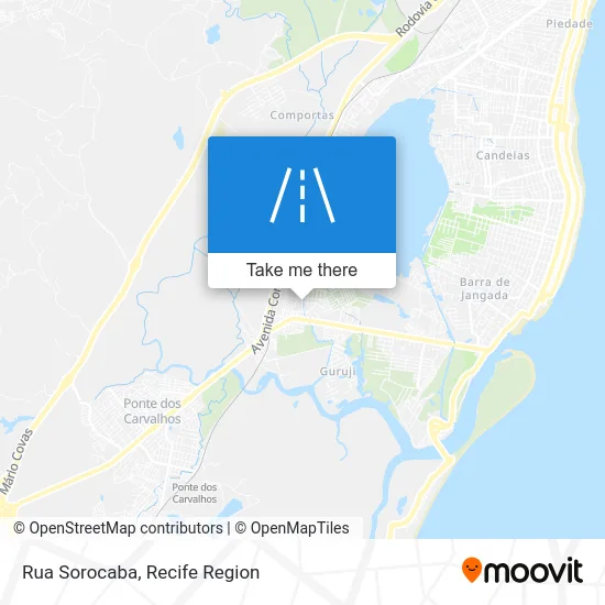 Rua Sorocaba map