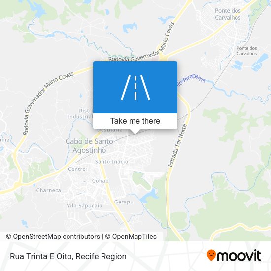 Rua Trinta E Oito map