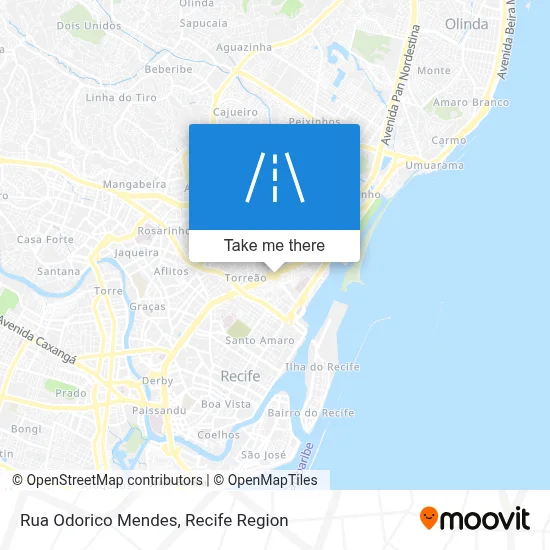 Rua Odorico Mendes map