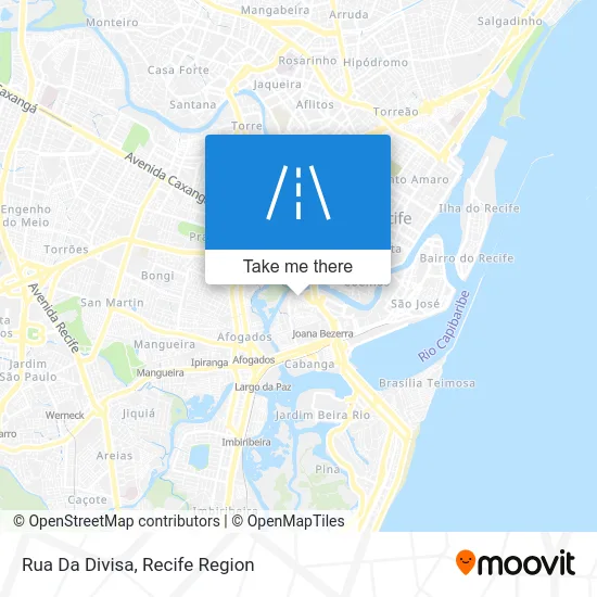 Rua Da Divisa map