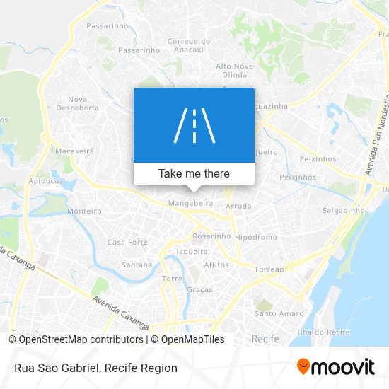 Rua São Gabriel map
