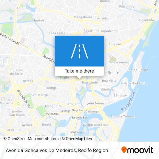 Avenida Gonçalves De Medeiros map