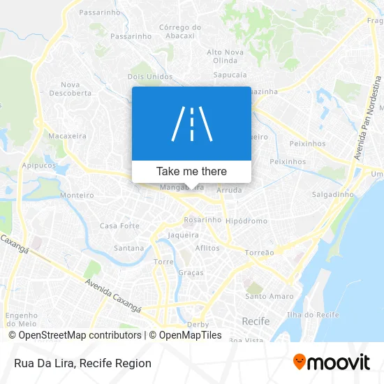 Rua Da Lira map