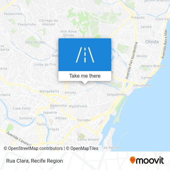 Rua Clara map