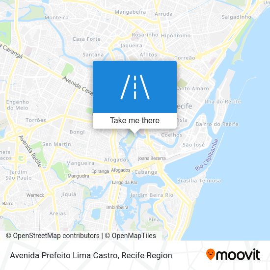 Avenida Prefeito Lima Castro map