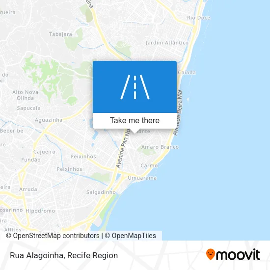 Rua Alagoinha map