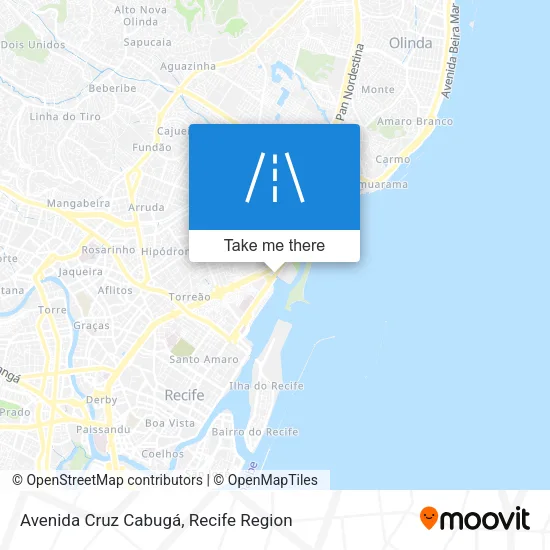 Avenida Cruz Cabugá map