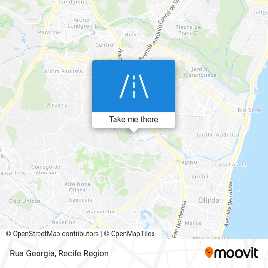 Rua Georgia map