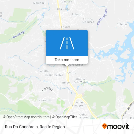 Rua Da Concórdia map