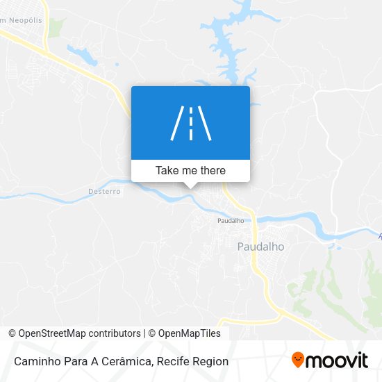 Caminho Para A Cerâmica map