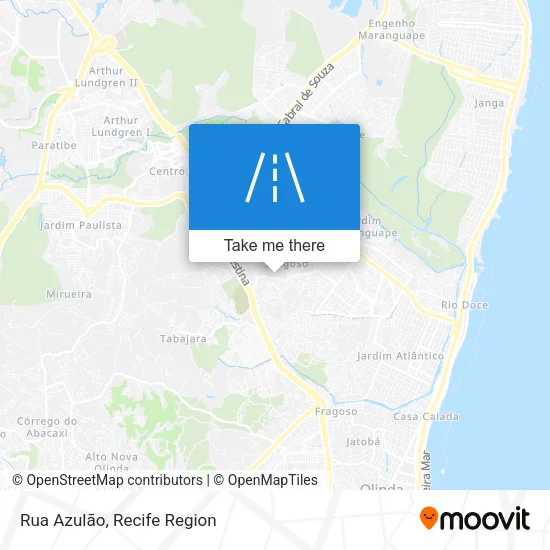 Rua Azulão map