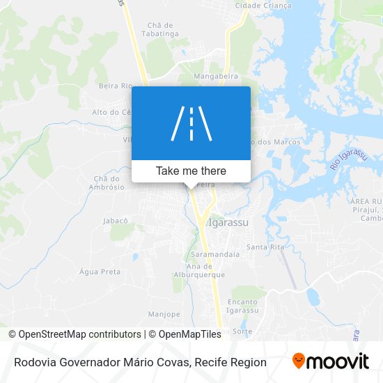 Rodovia Governador Mário Covas map