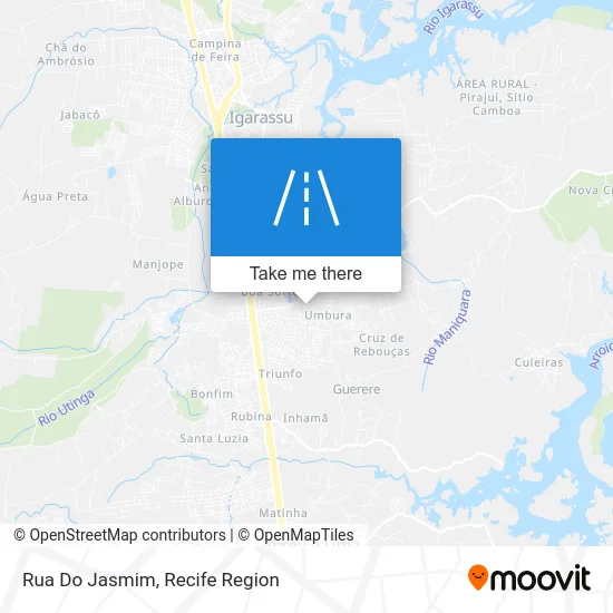 Rua Do Jasmim map