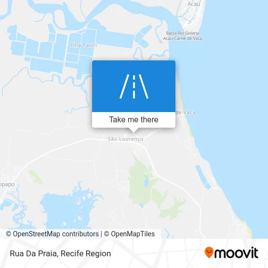 Rua Da Praia map