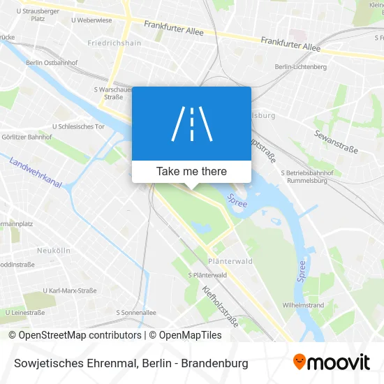 Карта Sowjetisches Ehrenmal