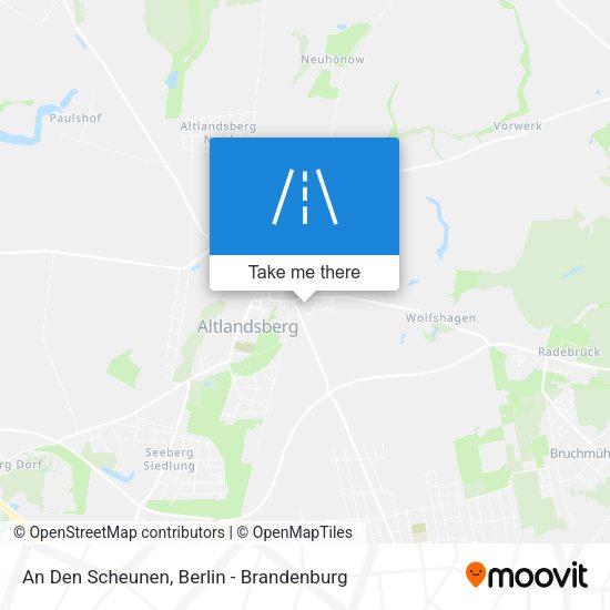 An Den Scheunen map
