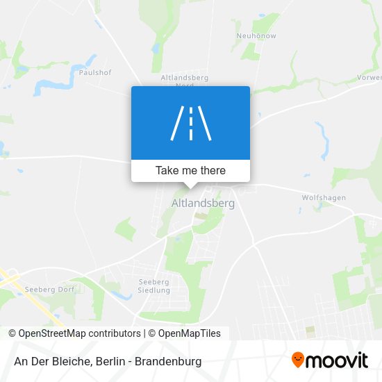 An Der Bleiche map