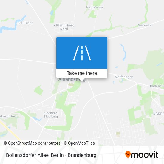 Bollensdorfer Allee map