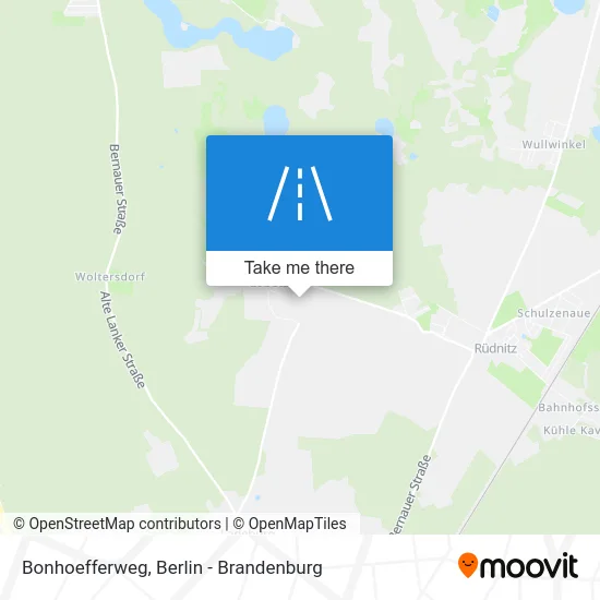 Bonhoefferweg map