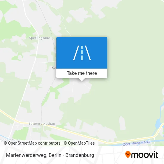 Marienwerderweg map