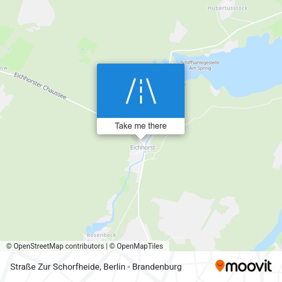 Straße Zur Schorfheide map