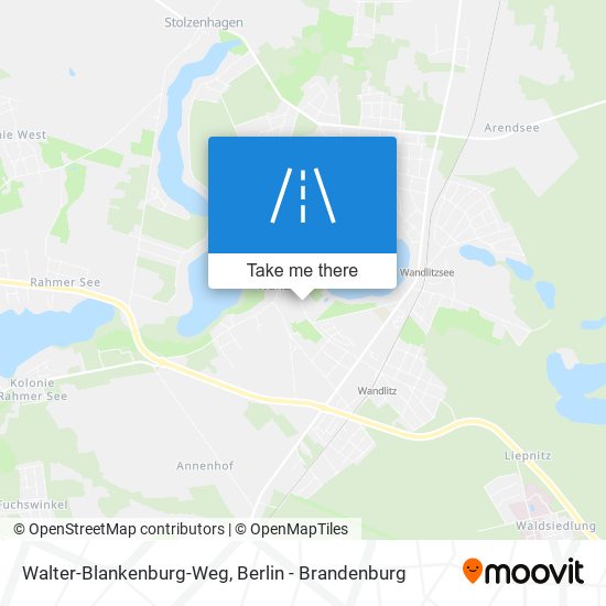 Walter-Blankenburg-Weg map