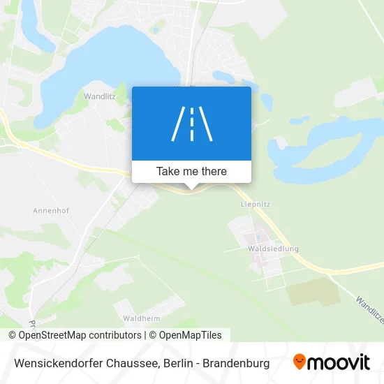 Wensickendorfer Chaussee map