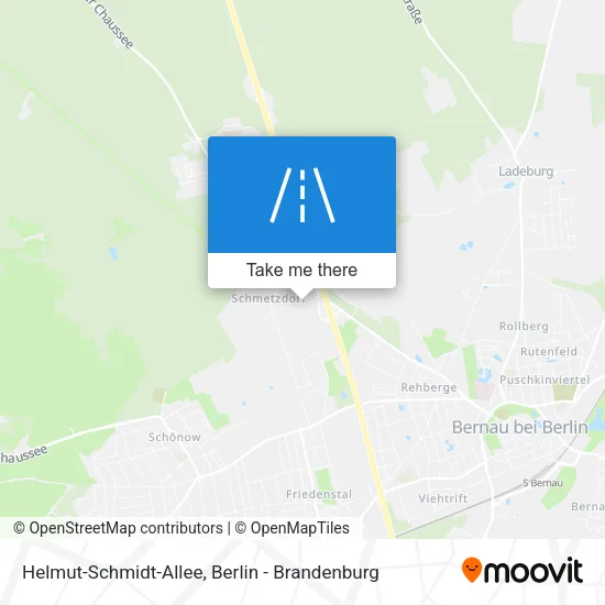 Helmut-Schmidt-Allee map