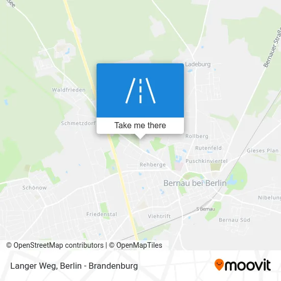 Langer Weg map