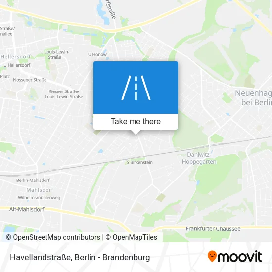 Карта Havellandstraße