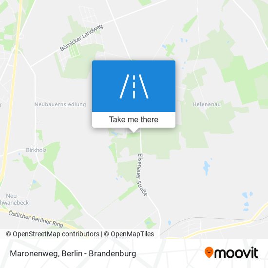 Maronenweg map