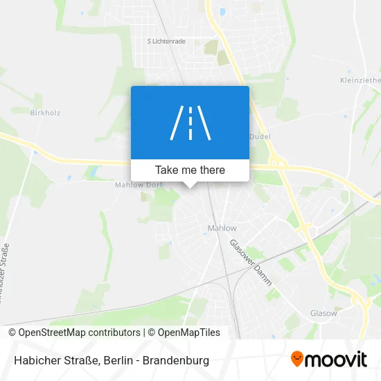 Карта Habicher Straße
