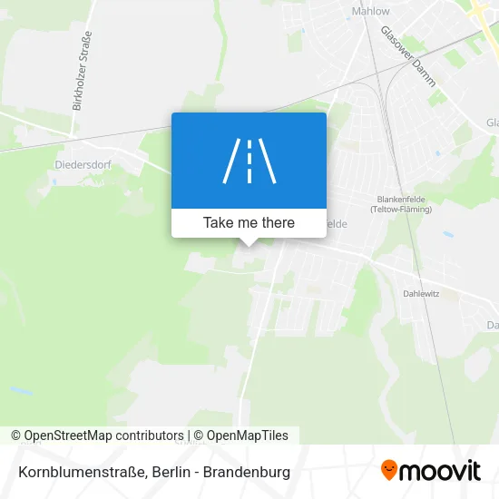 Карта Kornblumenstraße