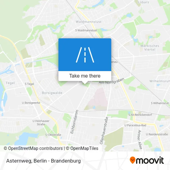 Карта Asternweg