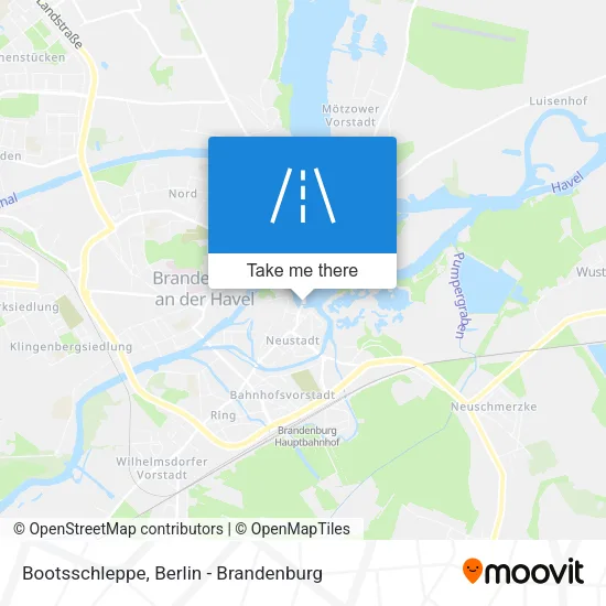 Карта Bootsschleppe