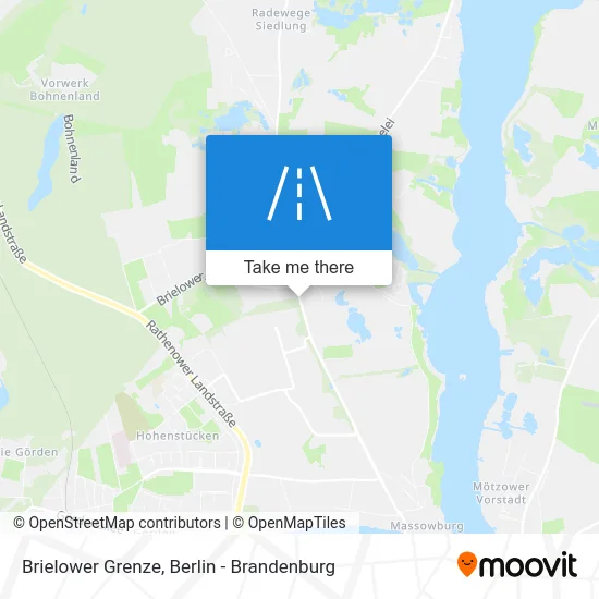 Brielower Grenze map