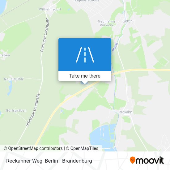 Reckahner Weg map