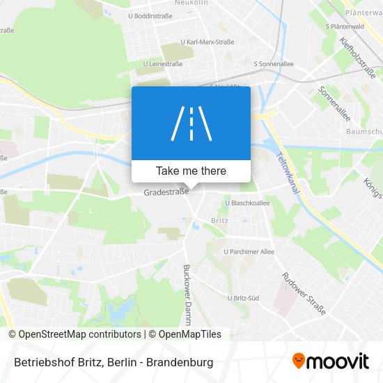 Betriebshof Britz map