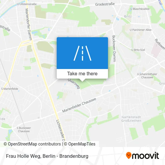 Карта Frau Holle Weg