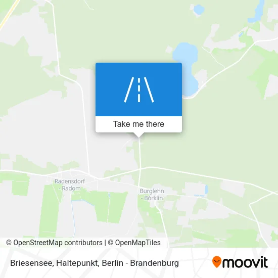 Карта Briesensee, Haltepunkt