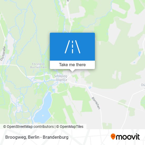 Broogweg map